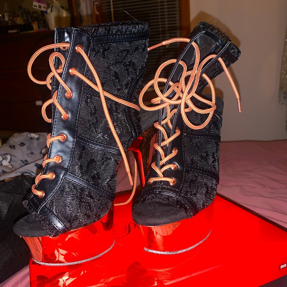 Brand New Pleaser Bootie Heels size 8